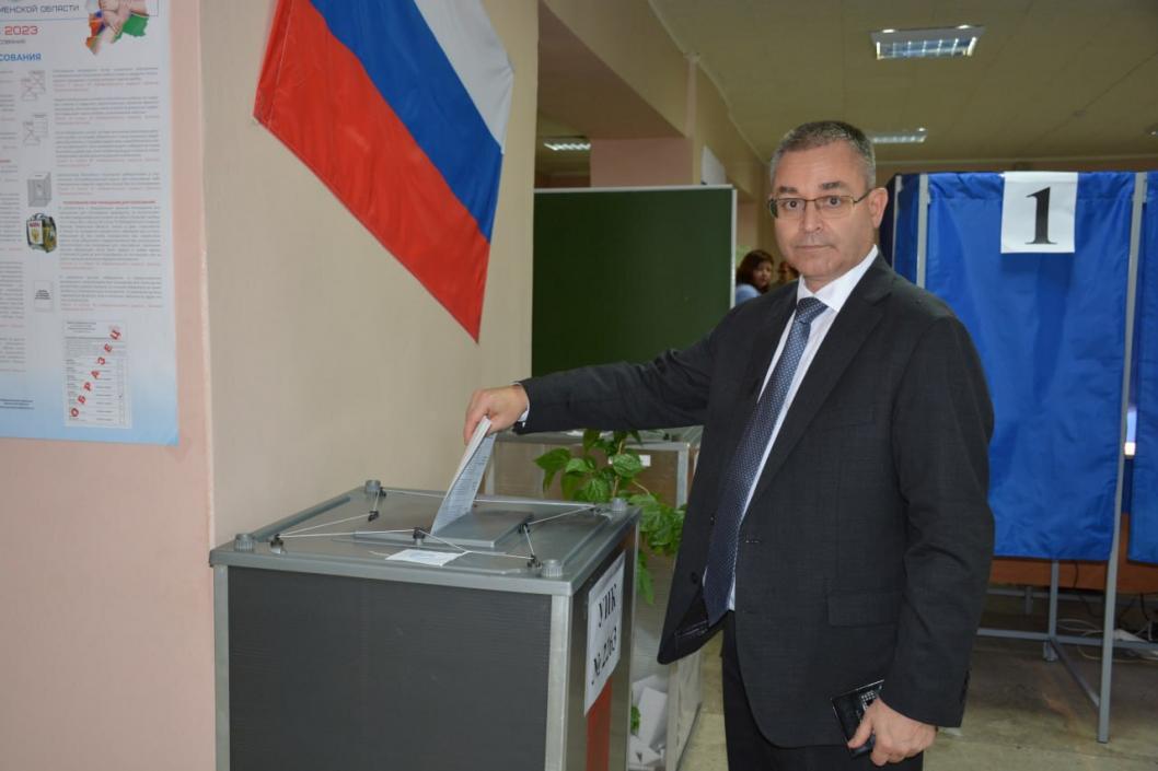 из ТГ-канала председателя избирательной комиссии Тюменской области Игоря Халина