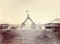 Выставка местных произведений в Тюмени, приготовленная к приезду Великого князя Владимира Александровича. Он посетил ее 27 июля 1868 года