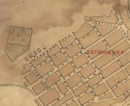 Фрагмент плана Тюмени 1937 года