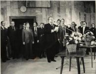 Открытие нового здания Тюменской областной библиотеки. Выступление министра культуры РСФСР Ю. Мелентьева. 15 декабря 1981 года