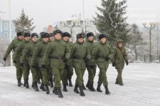 Праздничный митинг, посвященный отправке новобранцев на военную службу в Президентский полк, ИА "Тюменская линия"