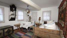 На первом этаже проживала хозяйка Федосья Трапезникова