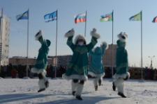 День оленевода Ямала. Надым 1-3 марта 2013г. ИФА "Тюменский меридиан".